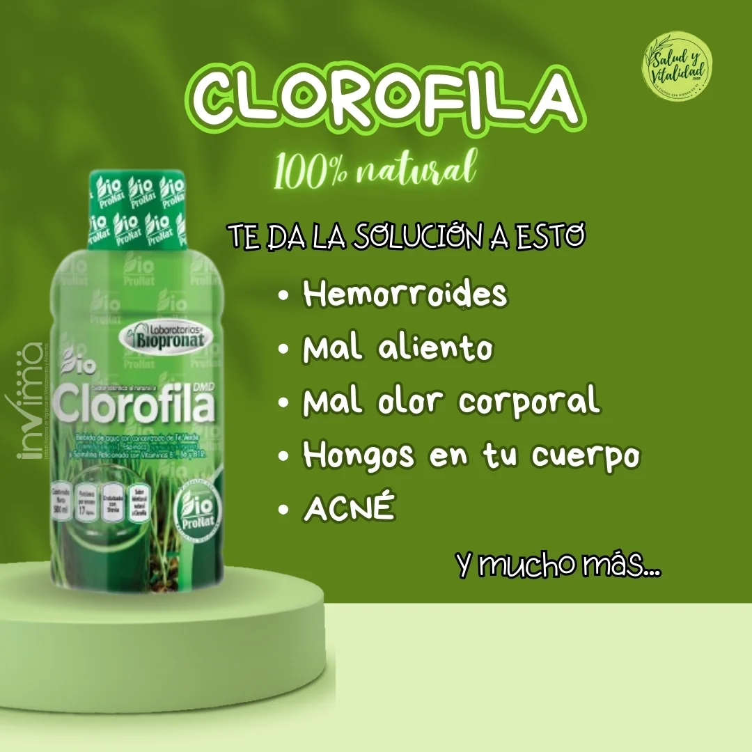 Envase de Clorofila Líquida